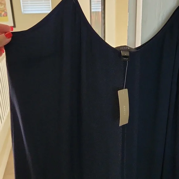 NWT J.Crew Navy Dress - Picture 2 of 3